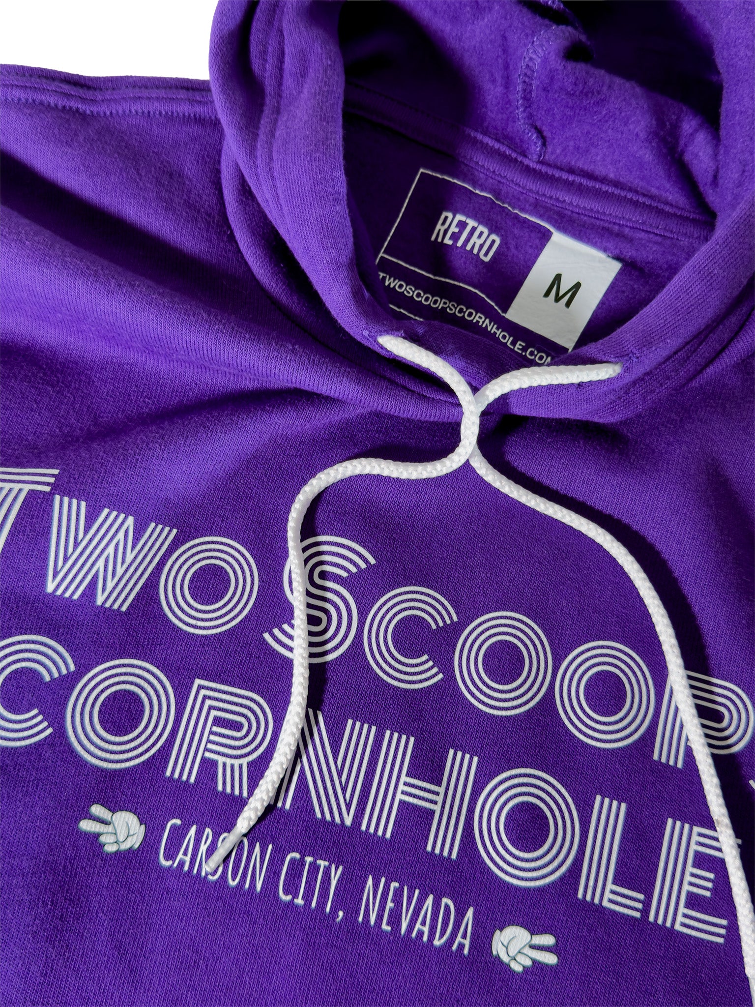 Purple Retro Hoodie
