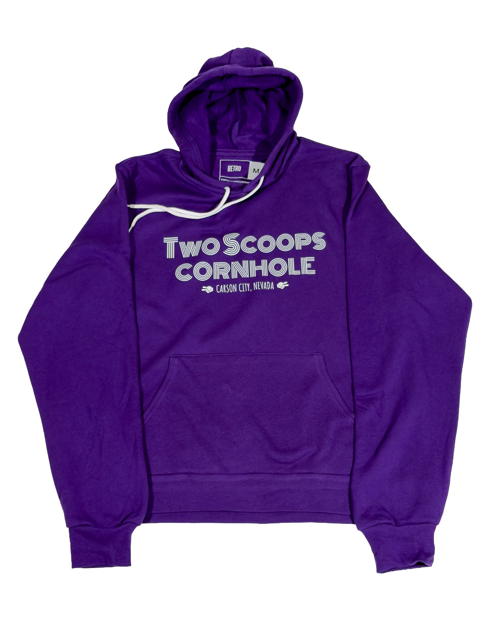 Purple Retro Hoodie
