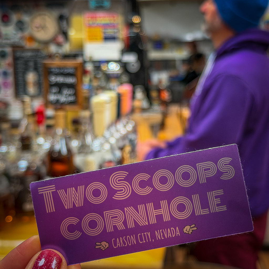 Retro Purple Sticker